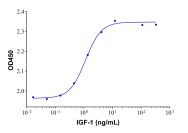 Recombinant Human IGF-1 Protein (rp147252)-Protein Bioactivity
Measured in a cell proliferation assay using MCF7 breast cancer cell line. The ED50 for this effect is typically <4.6ng/mL.
